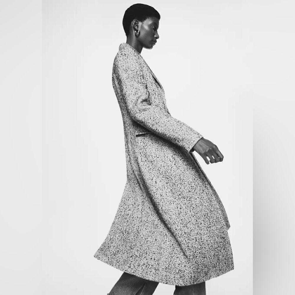 Mango Fitted Coat With Buttons - Picture 4 of 9